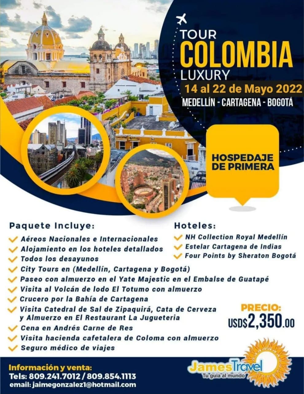 Tour Colombia Luxury
